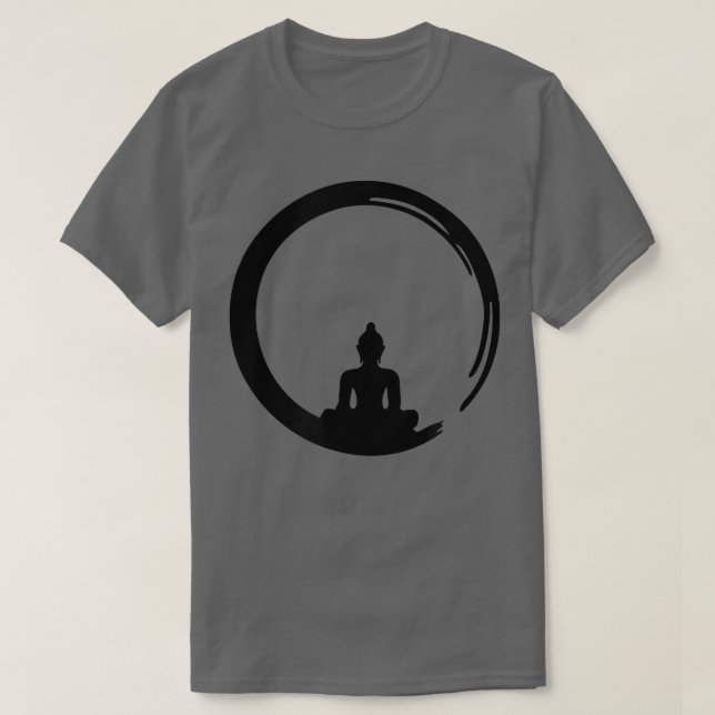 Camiseta Enso, Zen, Círculo, símbolo Budismo Buda Meditati (Diseño del anverso)