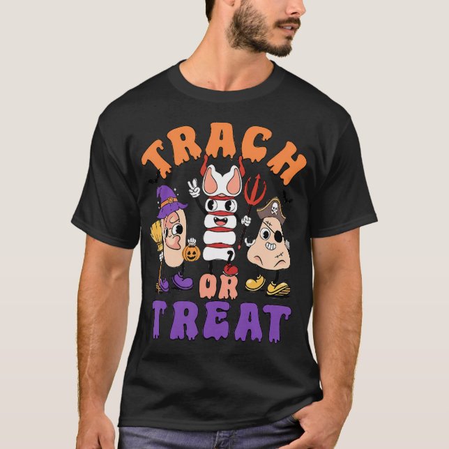 Camiseta Ent Enfermera Halloween Oír Nariz Trach Médico (Anverso)