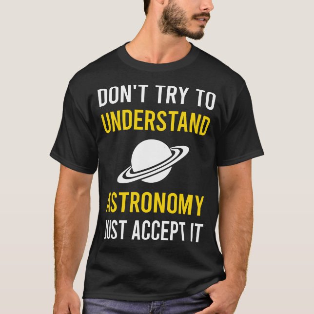 Camiseta Entender la astronomía (Anverso)