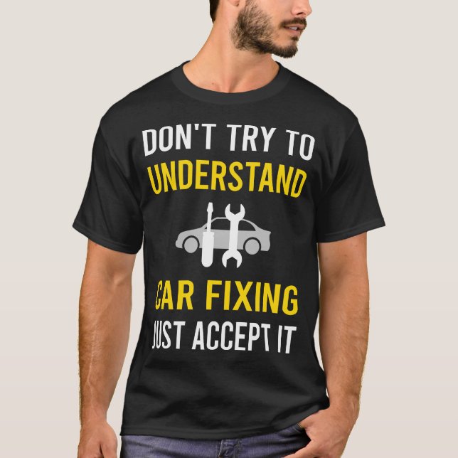 Camiseta Entender la reparación de coches (Anverso)