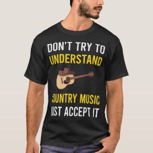 Camiseta Entender Música Country