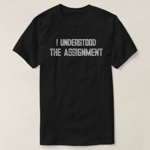 Camiseta Entendí La Asignación