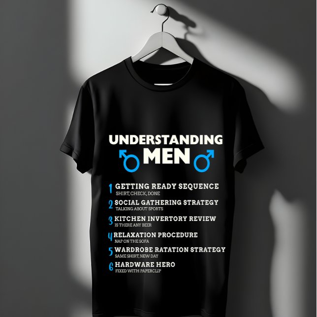 Camiseta Entendiendo a los hombres (Subido por el creador)