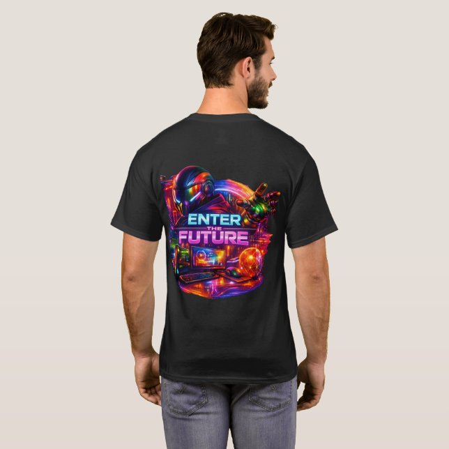 Camiseta Enter the Future Galaxy T-Shirt (Reverso completo)