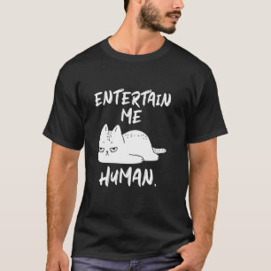 Camiseta Enterarme de un gato humorístico aburrido y gruñón