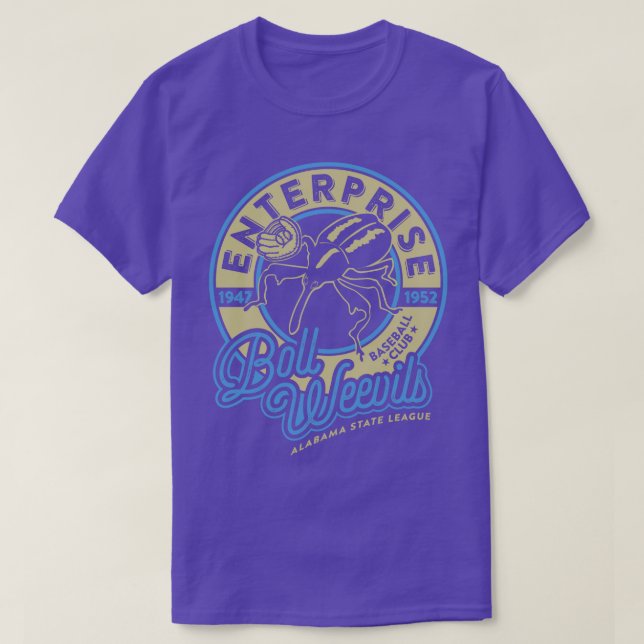 Camiseta Enterprise Boll Weevils (Diseño del anverso)