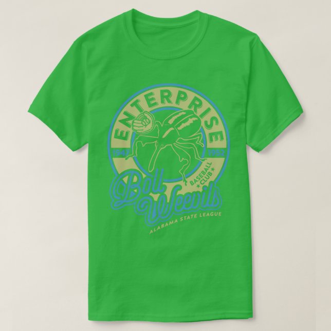 Camiseta Enterprise Boll Weevils (Diseño del anverso)