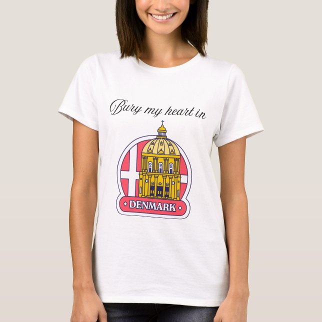 Camiseta Enterrar mi corazón en Dinamarca (Anverso)