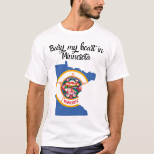 Camiseta Enterrar mi corazón en Minnesota