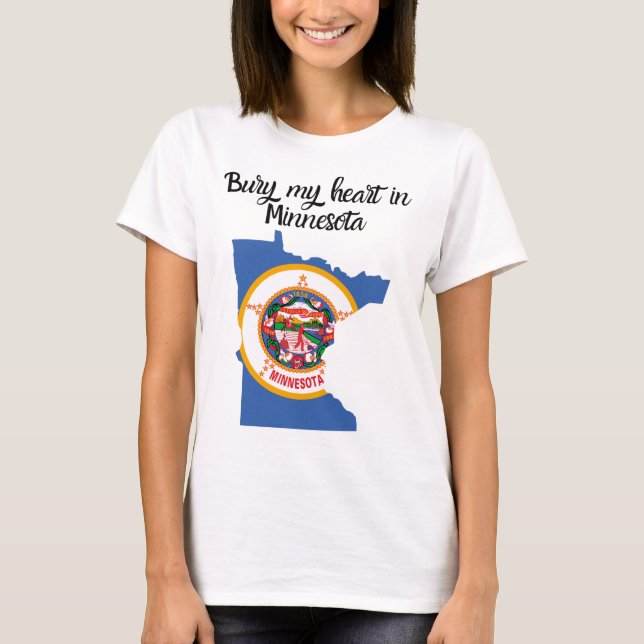 Camiseta Enterrar mi corazón en Minnesota (Anverso)
