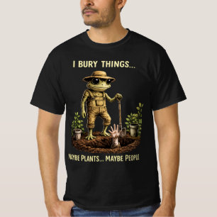 Camiseta Enterro Cosas Quizás Plantas Quizás Gente Rana Div