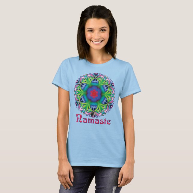 Camiseta Enthrall Namaste Caleidoscopio (Anverso completo)