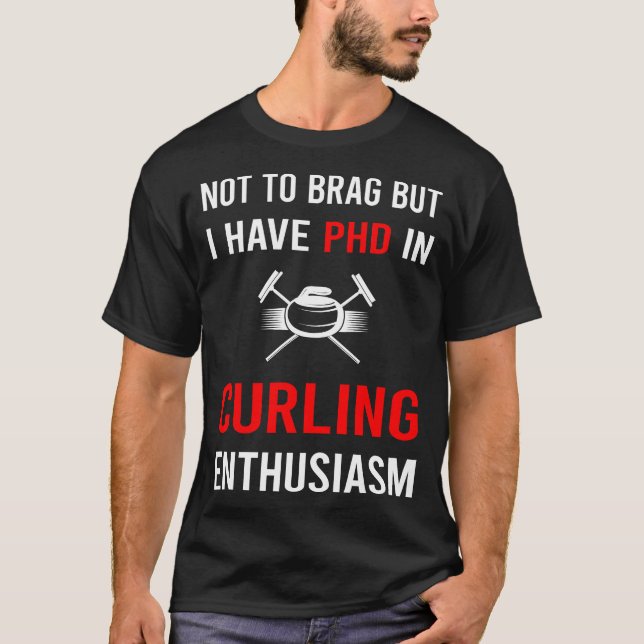 Camiseta Enthusiasm Curling (Anverso)