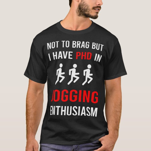 Camiseta Enthusiasm Jogging Jog Jogger (Anverso)