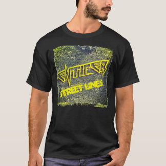 CAMISETA ENTICER STREET LINES SHIRT-BLACK