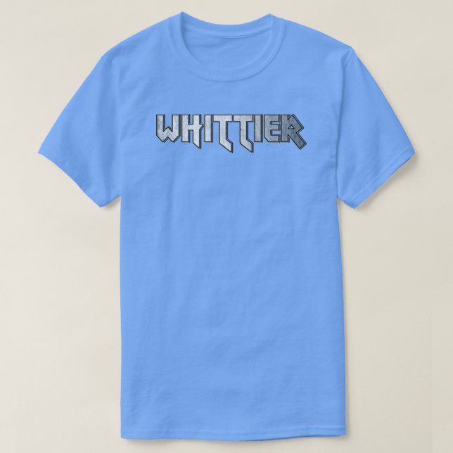 Camiseta entidad emisora de certificados Whittier (Diseño del anverso)