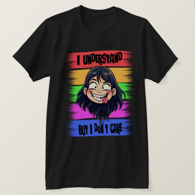 Camiseta Entiendo (Anverso del diseño)