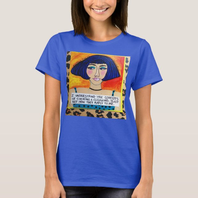 CAMISETA ENTIENDO LOS CONCEPTOS DE COCINAR Y DE LIMPIEZA (Anverso)