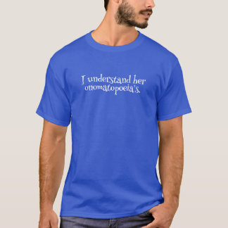 Camiseta entiendo su onomatopeya.