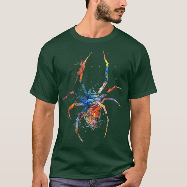 Camiseta Entomología arácnida de Spider Web Cobweb - (Anverso)