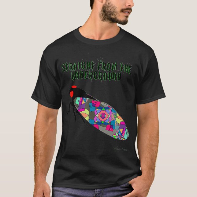 Camiseta Entomología Cicada Bug Brood X Hombres Mujeres Niñ (Anverso)