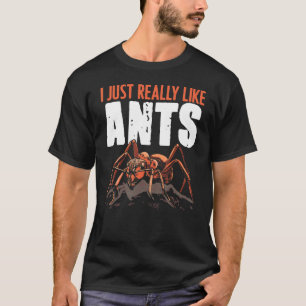 Camiseta Entomología de la hormiga de los insectos