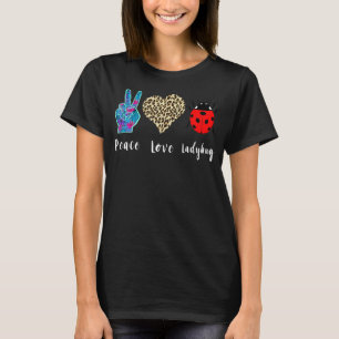 Camiseta Entomología de la Ladybug Amar el insecto de la La