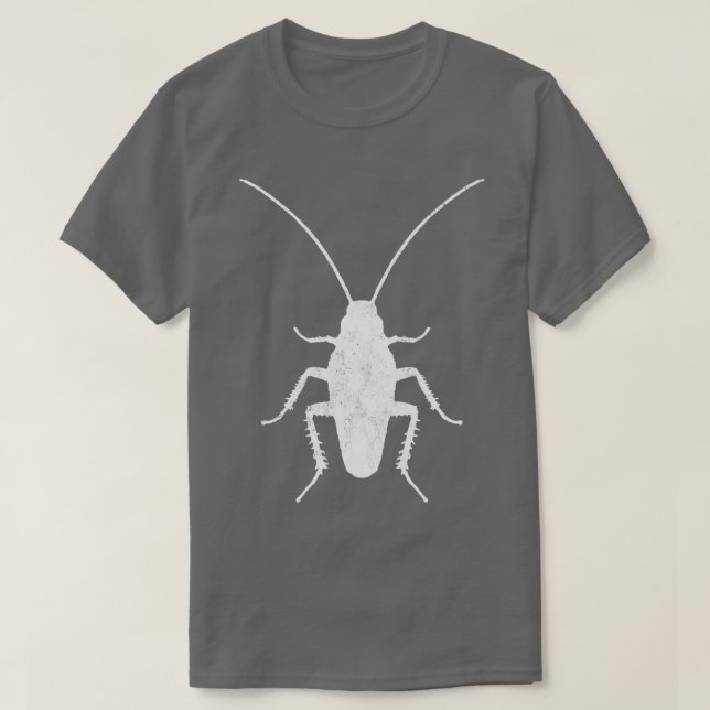 Camiseta Entomología de los insectos de cucaracha (Diseño del anverso)