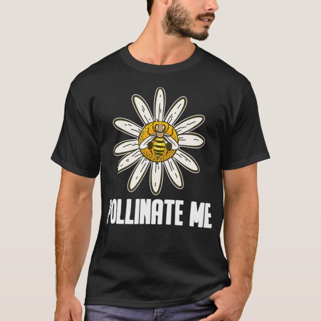 Camiseta Entomología entomóloga - Abeja de girasol (Anverso)