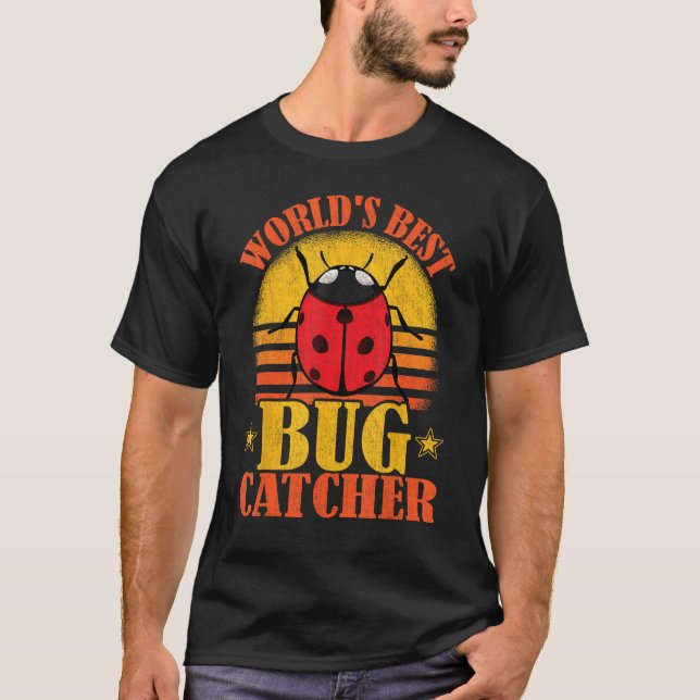 Camiseta Entomologist World s Best Bug Catcher  Ladybug Col (Anverso)