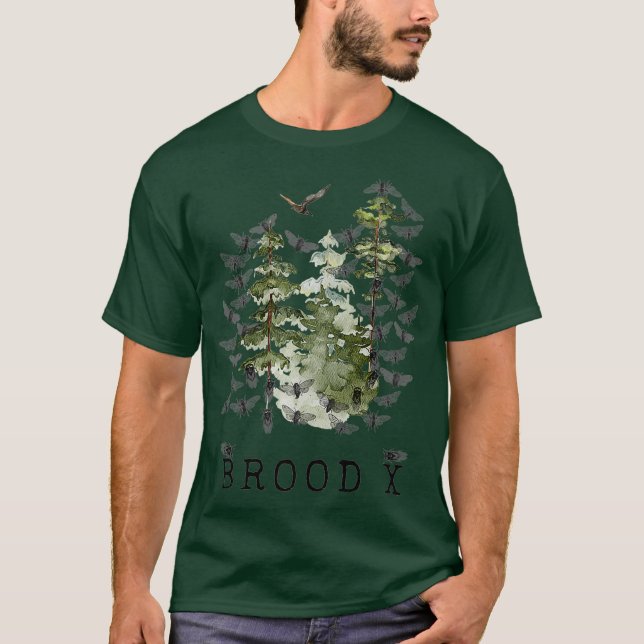 Camiseta Entomólogo Bug Ama Al Cicada Brood X (Anverso)