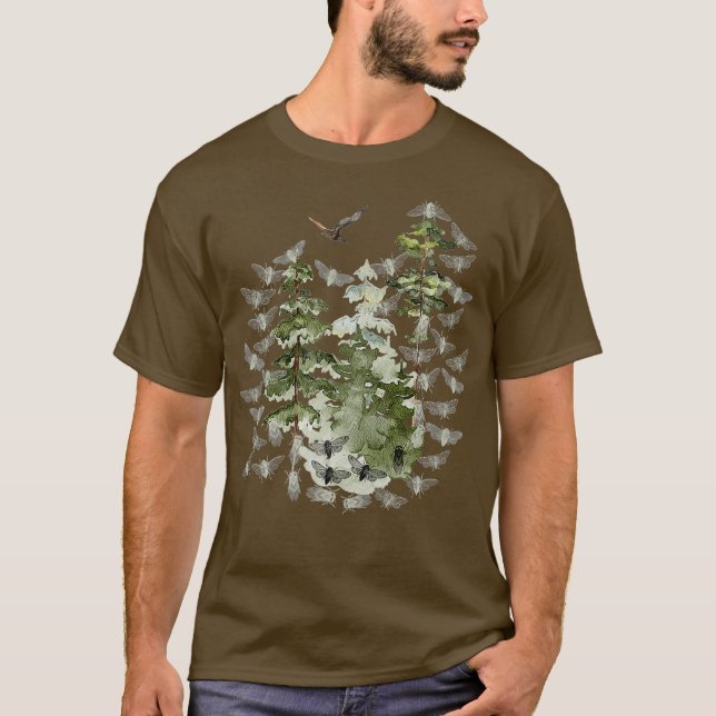 Camiseta Entomólogo Bug Ama Al Cicada Brood X (Anverso)