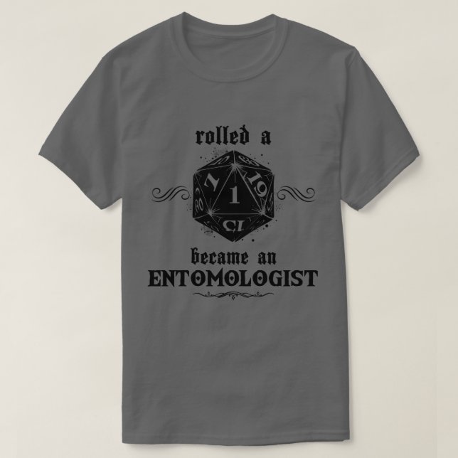 Camiseta Entomólogo Roll Desafortunado (Diseño del anverso)