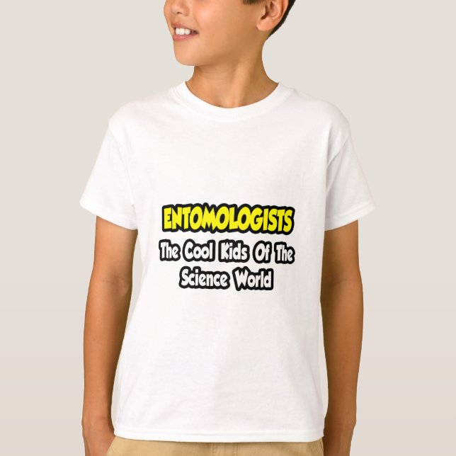 Camiseta Entomólogos... Guay Kids of Science World (Anverso)