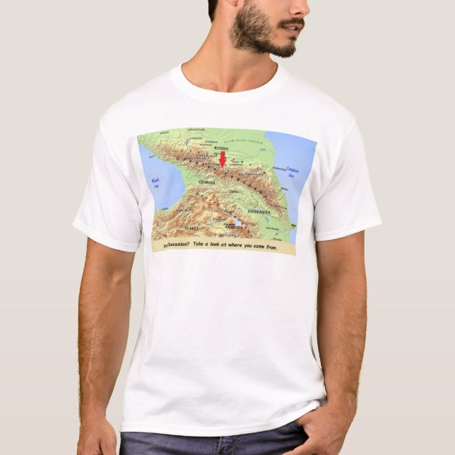 Camiseta Entonces... ¿Eres Caucásico? (Anverso)