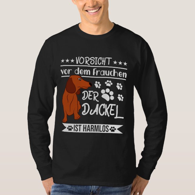 Camiseta Entonces Esta Vieja Madre De Dachshund Es Ideal Pa (Anverso)
