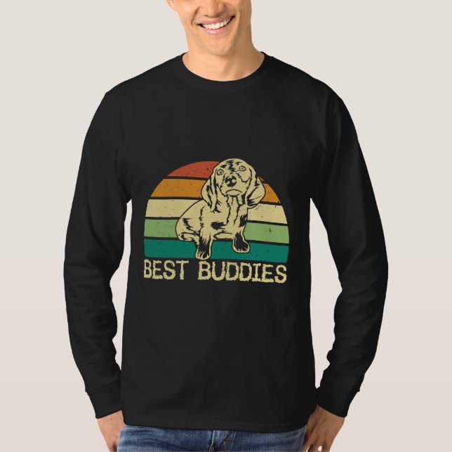 Camiseta Entonces Este Perro Buddies Dachshund Es Ideal Par (Anverso)