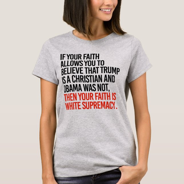 CAMISETA ENTONCES TU FE ES... (Anverso)