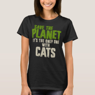Camiseta Entorno De Citas De Sarcasmo Salven A Los Gatos De