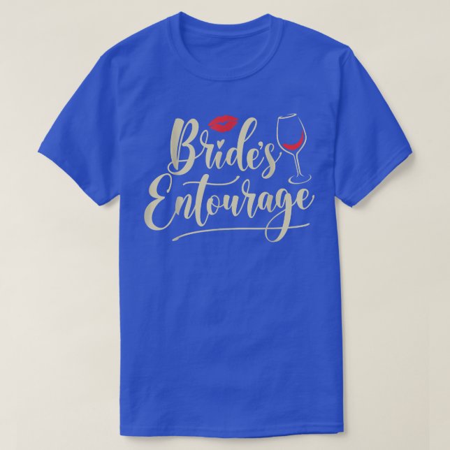 Camiseta Entourage de novia, regalo de propuesta de dama de (Diseño del anverso)