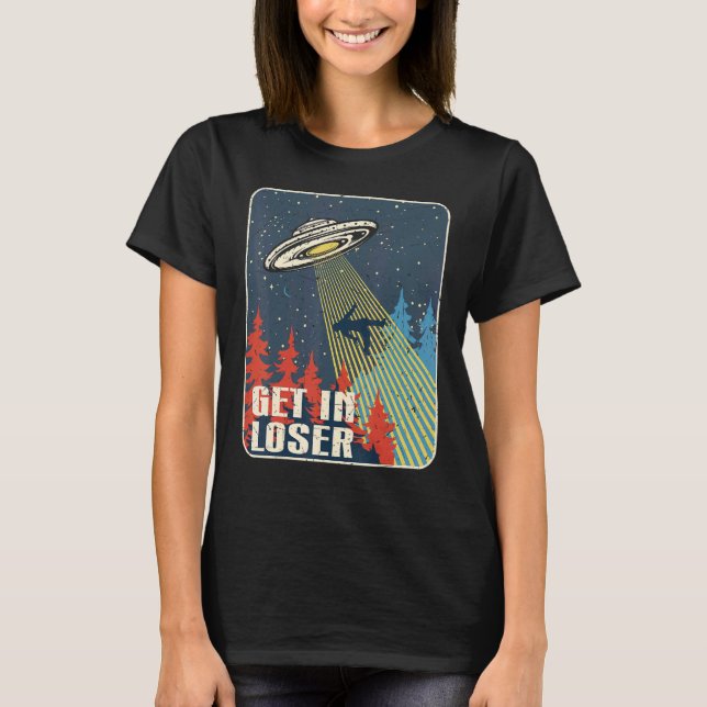Camiseta Entra En Pérdida Alien Ufo (Anverso)
