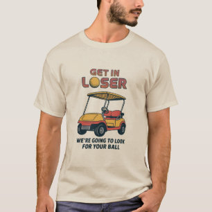 Camiseta Entra Perdedor Antiguo Carrito De Golf Divertido G
