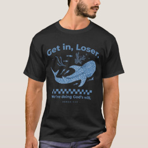 Camiseta Entra Perdedor Tiburón Ballena Vida Oceánica Humor