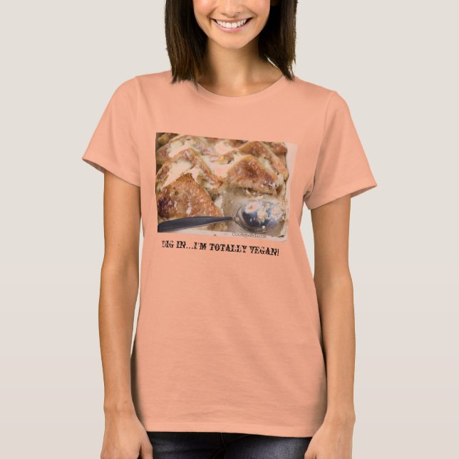 Camiseta Entra... ¡Soy totalmente vegano! (Anverso)