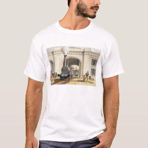 Camiseta Entrada a la casa de motor locomotor, ciudad de