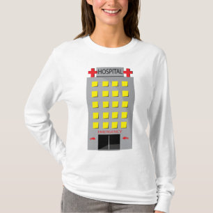 Camiseta Entrada de Emergencia del Edificio del Hospital