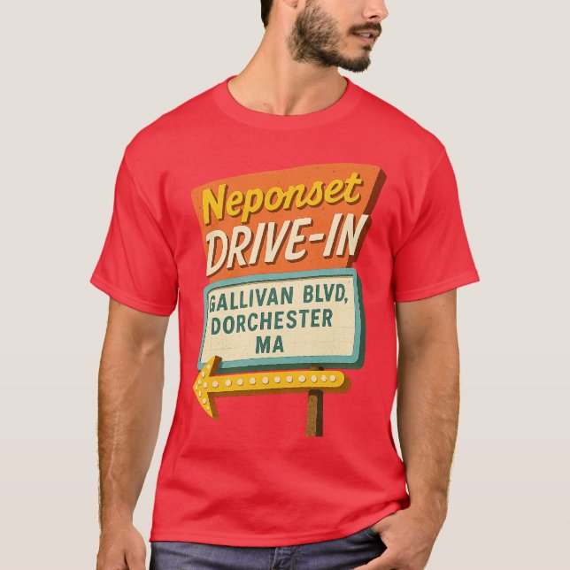 Camiseta Entrada de Neponset - Dorchester, MAMÁES (Anverso)