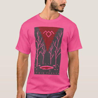 Camiseta Entrada De Picos Gemelos A La Tra Vintage Del Lodg