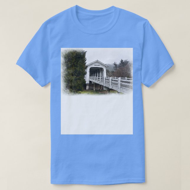 Camiseta Entrada de puente cubierta (Diseño del anverso)