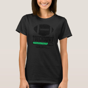 Camiseta Entrada de Touchdown del jugador de fútbol america
